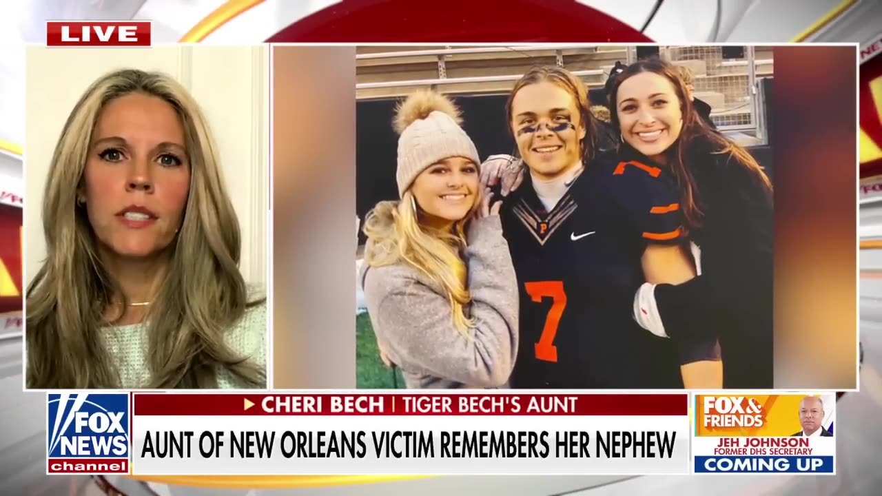 Family of football player killed in New Orleans reveals 'chilling' message before attack