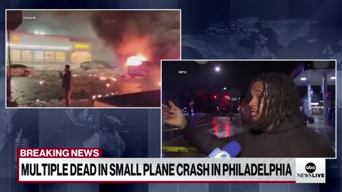 Eyewitness Recounts Moment of Small Plane Crash in Northeast Philadelphia