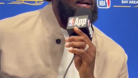 LeBron on his love for the game