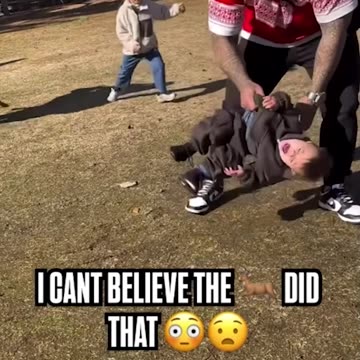 Goat WRECKS little guy...