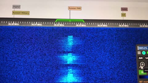 36.500 Strong Data Stream Possible Military Datalink [Via G8JNJ SDR] 1345 UTC 9 November