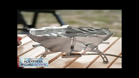 Outdoor Camping Gas Stove Rack Stainless Steel Furnace Frame Camp Stove Windshield Review