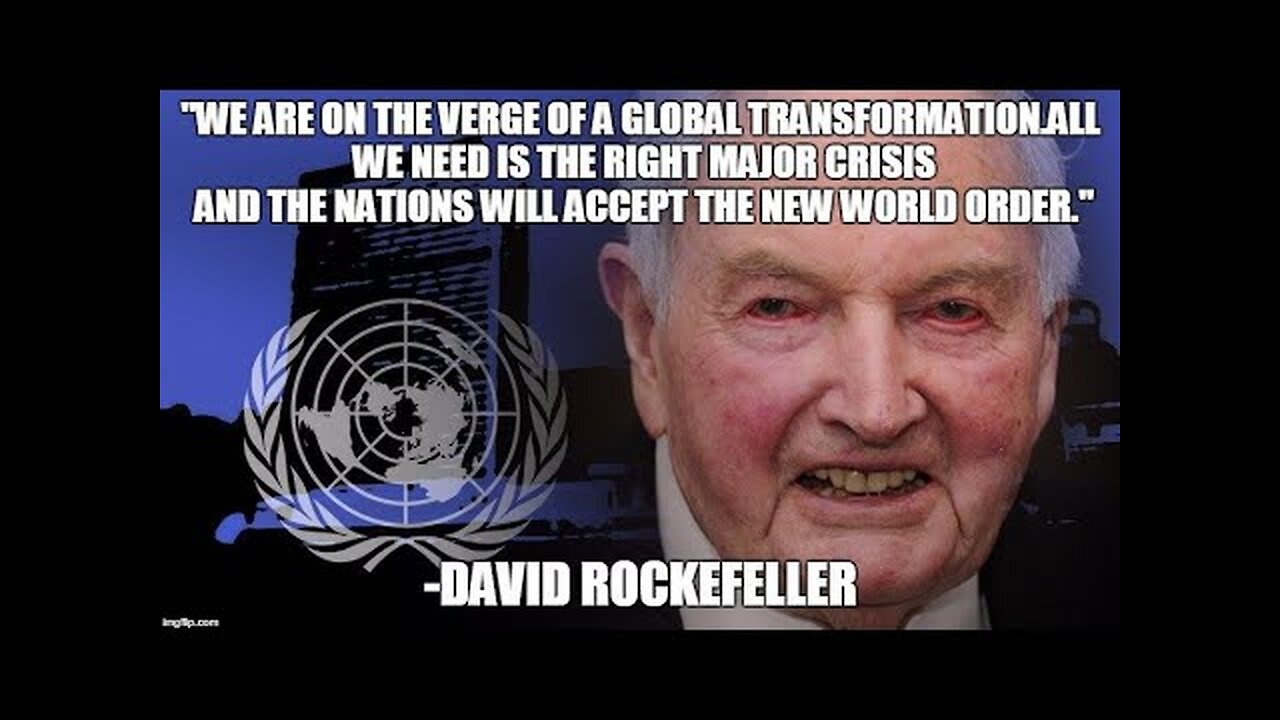 Rockefeller: All we need is the right major crisis and the nations will accept the NWO, cz.titulky