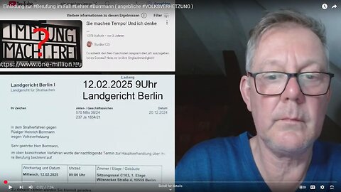 Einladung zur #Berufung im Fall #Lehrer #Borrmann ( angebliche #VOLKSVERHETZUNG )