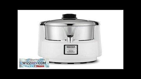 Waring Commercial 6001C Heavy Duty Juice Extractor 3600 RPM 120V 5-15 Phase Review