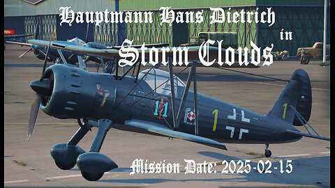 Hauptmann Hans Dietrich in Storm Clouds