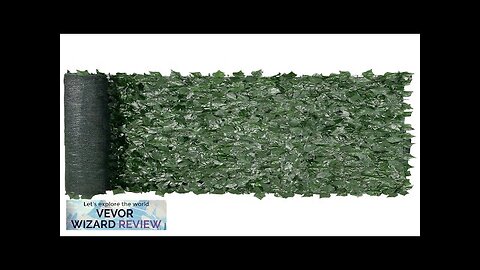 VEVOR 39"x98" Artificial Faux Ivy Leaf Privacy Fence Screen with Mesh Cloth Review