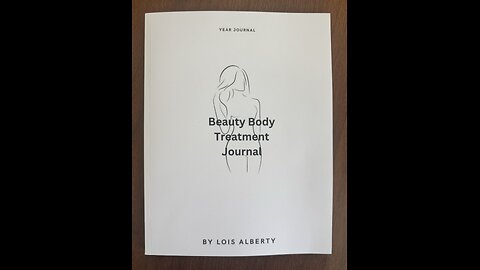 Beauty Body Treatment Journal 8x11by Lois | 75 pages to Document 12 months ❤️💗