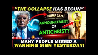 A Frightening SIGN IS CAPTURED ON THIS CLIP?👆Today's Bible Prophecy | God's message today |