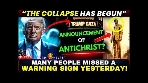 A Frightening SIGN IS CAPTURED ON THIS CLIP?👆Today's Bible Prophecy | God's message today |