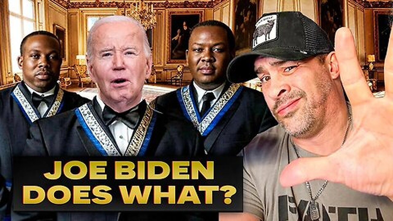 Joe Biden Joins A Black Masonic Lodge. Does He Need Protection. WTF.