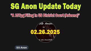 SG Anon & David Smith Update Today 2/26/25: "A 107pg Filing In US District Court (Arizona)"