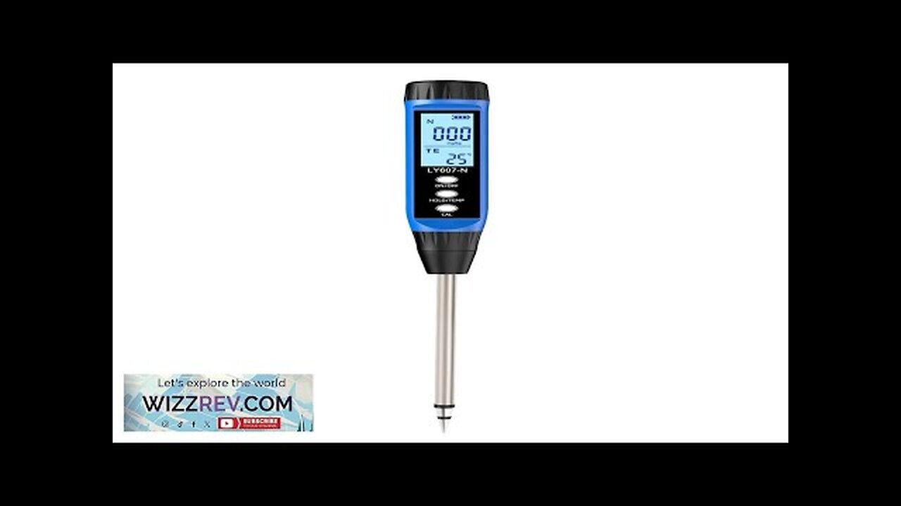 LY-607-N LED Soil Tester Quick Nitrogen Temperature Detection 0-1999mg/kg High Sensitivity Review