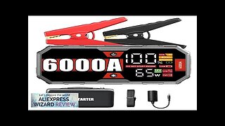 Car 6000A Portable Jump Starter With Power Bank Fast Charge PD65W 12V Review