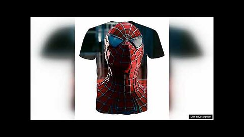 The Cool Spider-Man Close-Up Design Short Sleeves T-Shirt Review