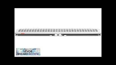 VEVOR 60" Commercial Indoor Air Curtain Super Power 2 Speeds 2100CFM Wall Review