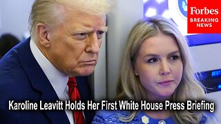 Karoline Leavitt Holds Her First White House Press Briefing