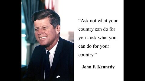 John Fitzgerald Kennedy Inauguration Speech.