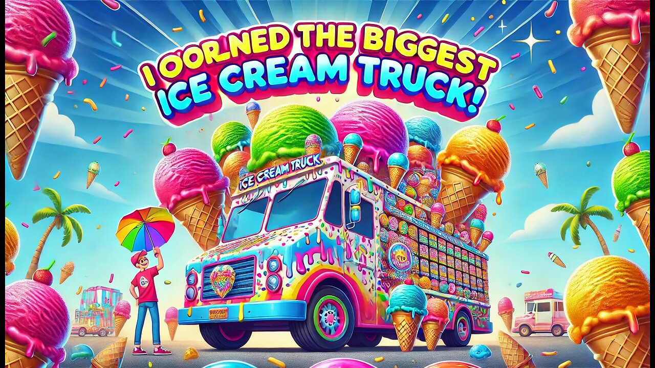 I Opened Worlds Biggest Ice Cream Truck!