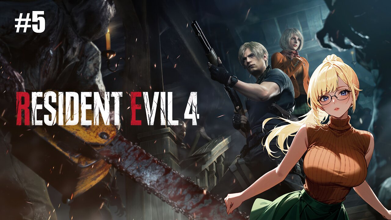 [Resident Evil 4 Remake (First Look)][#5]-Mister Kennedy!... Kennedy! [VTuber]