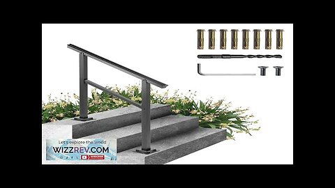 VEVOR Outdoor Handrail 165LBS Load Handrail Outdoor Stairs Aluminum Stair Handrail 36 Review