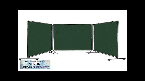 VEVOR Welding Curtain 6' x 6' Welding Screens Flame Retardant 3 Panel Review