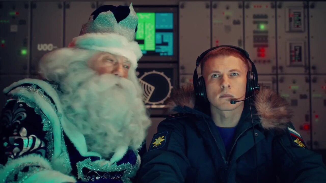 ‘NATO Santa’ gets shot down by a Russian missile in a new Russian propaganda video