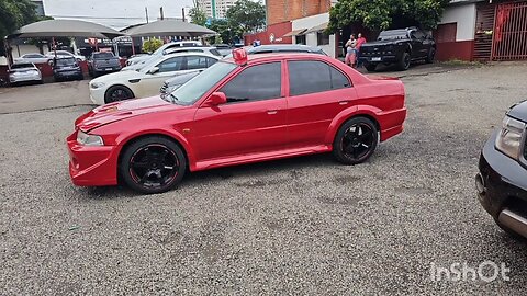 mistsubish Lancer 1998 transformed into Evo made in Brazil.