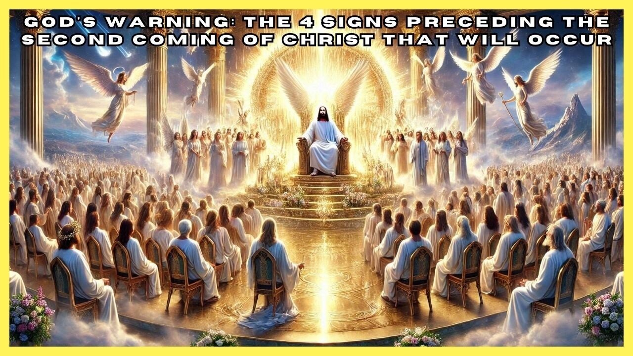 GOD'S WARNING: The 4 SIGNS Preceding the Second COMING of CHRIST That Will Occur