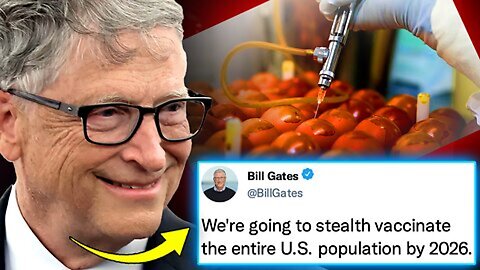 Bill Gates Caught pumping Deadly Bird Flu jabs in America Food Supply