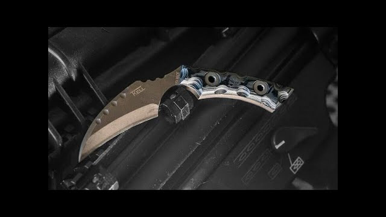 How I SHARPEN the FLN Karambit on the Wicked Edge🔪