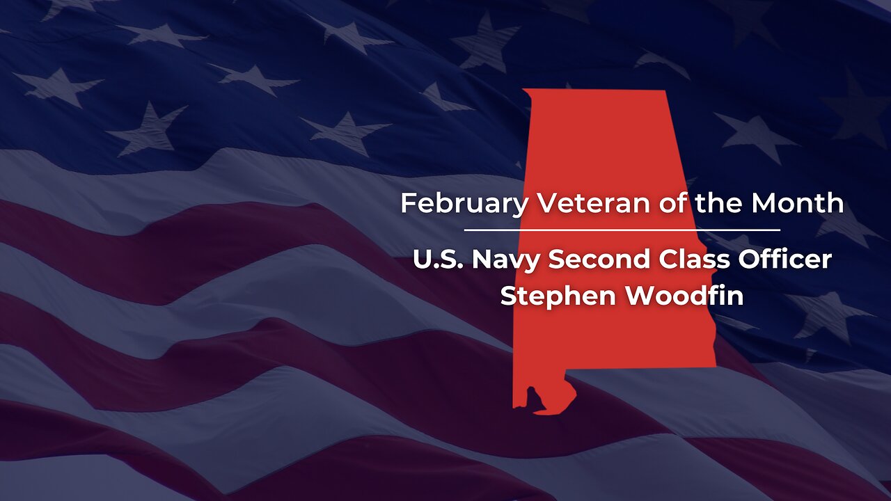 Senator Tuberville Recognizes Stephen Woodfin as the February "Veteran of the Month"