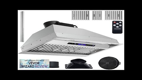 VEVOR Insert Range Hood 900CFM 4-Speed 30 Inch Stainless Steel Built-in Kitchen Review