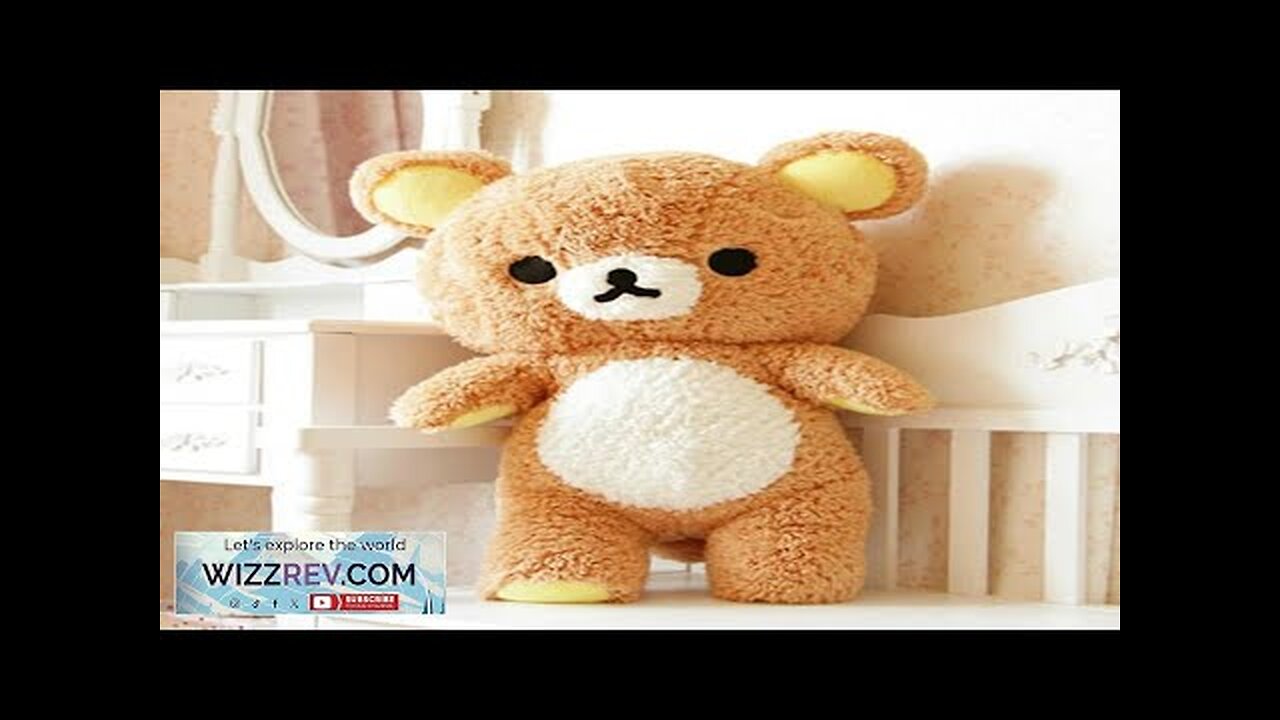 Rilakkuma Plush Doll Teddy Bear Stuffed Animal Plushies Kawaii Room Decor Cushion Review