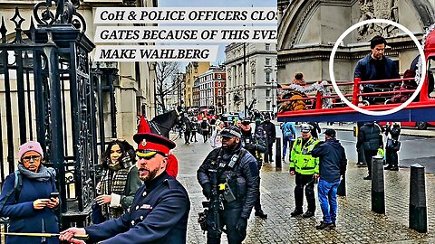 Watch what happens when tourists cross the white line at Horse Guards in London