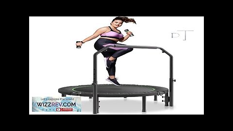 VEVOR 52" Foldable Mini Fitness Trampoline Adults Exercise Rebounder with Handle Review