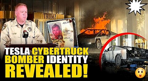 Tesla cybertrck BOMBER IDENTITY REVEALED