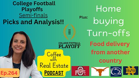Avoiding Home Buyer Pitfalls, CFP Analysis, and International Food Delivery
