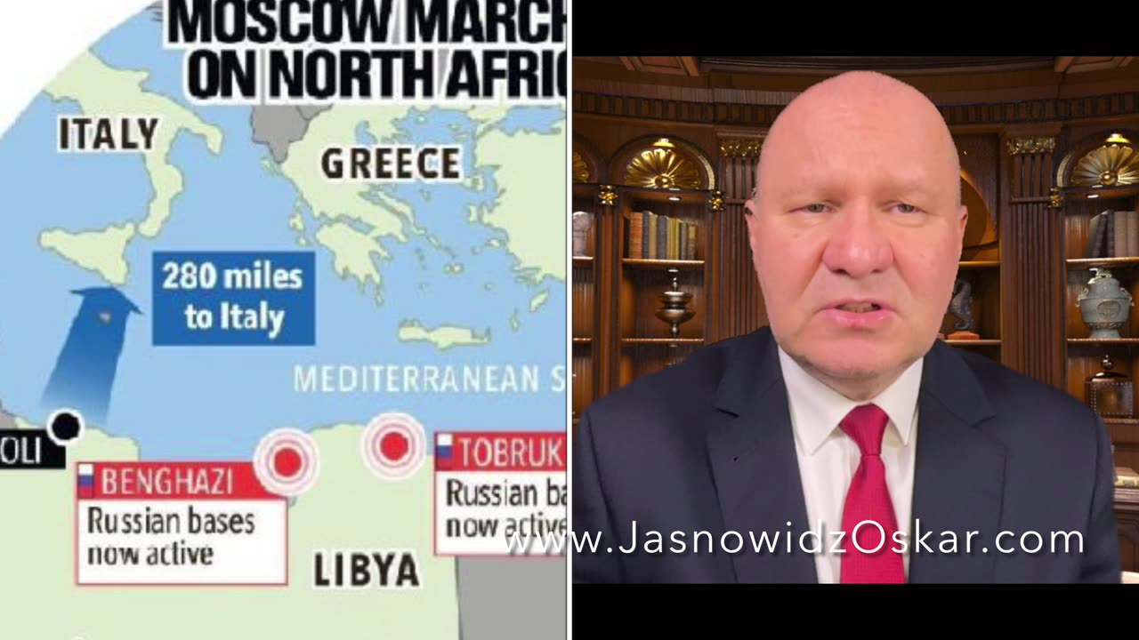 Tajny plan Putina w przyszłości ataku na Europę. Nowe bazy w Libii. Rosja zabiera diamenty i złoto.