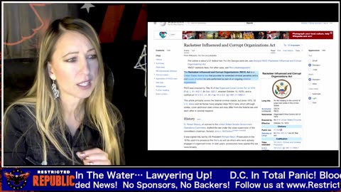 Restricted Republic - D.C. IN TOTAL PANIC! Sharks Are Circling… Lawyering Up! 2-13-25