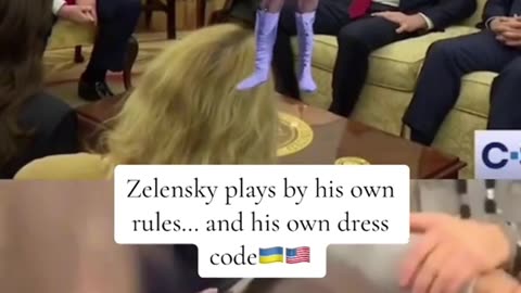 Zelensky plays by his own rules, and his own dress code