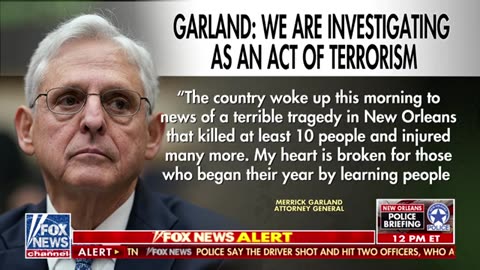 AG Merrick Garland says his 'prayers' are with victims of New Orleans attack