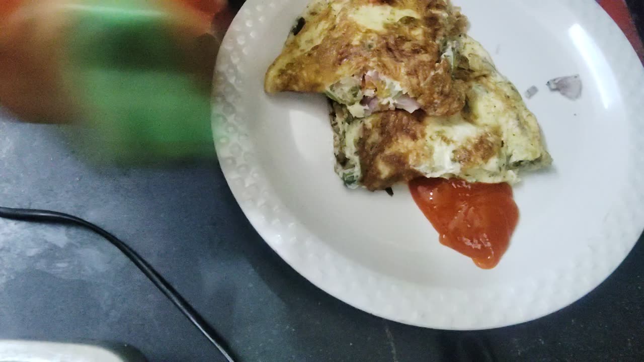 Indian style egg omelette part-9