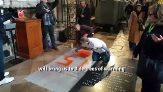 CLIMATE CLOWNS DEFACE DARWIN’S GRAVE IN LONDON: Proving yet again they can’t evolve....