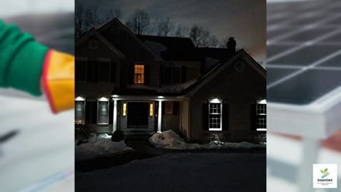 iSunMoon 6 Pack Gutter Solar Lights