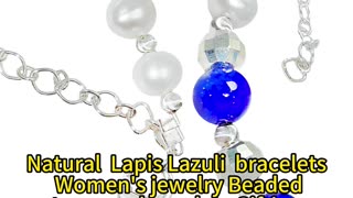 GN-20250219-02 Natural Lapis Lazuli bracelets Women's jewelry Beaded treasure bracelets