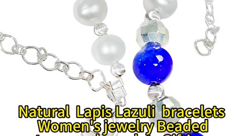 GN-20250219-02 Natural Lapis Lazuli bracelets Women's jewelry Beaded treasure bracelets