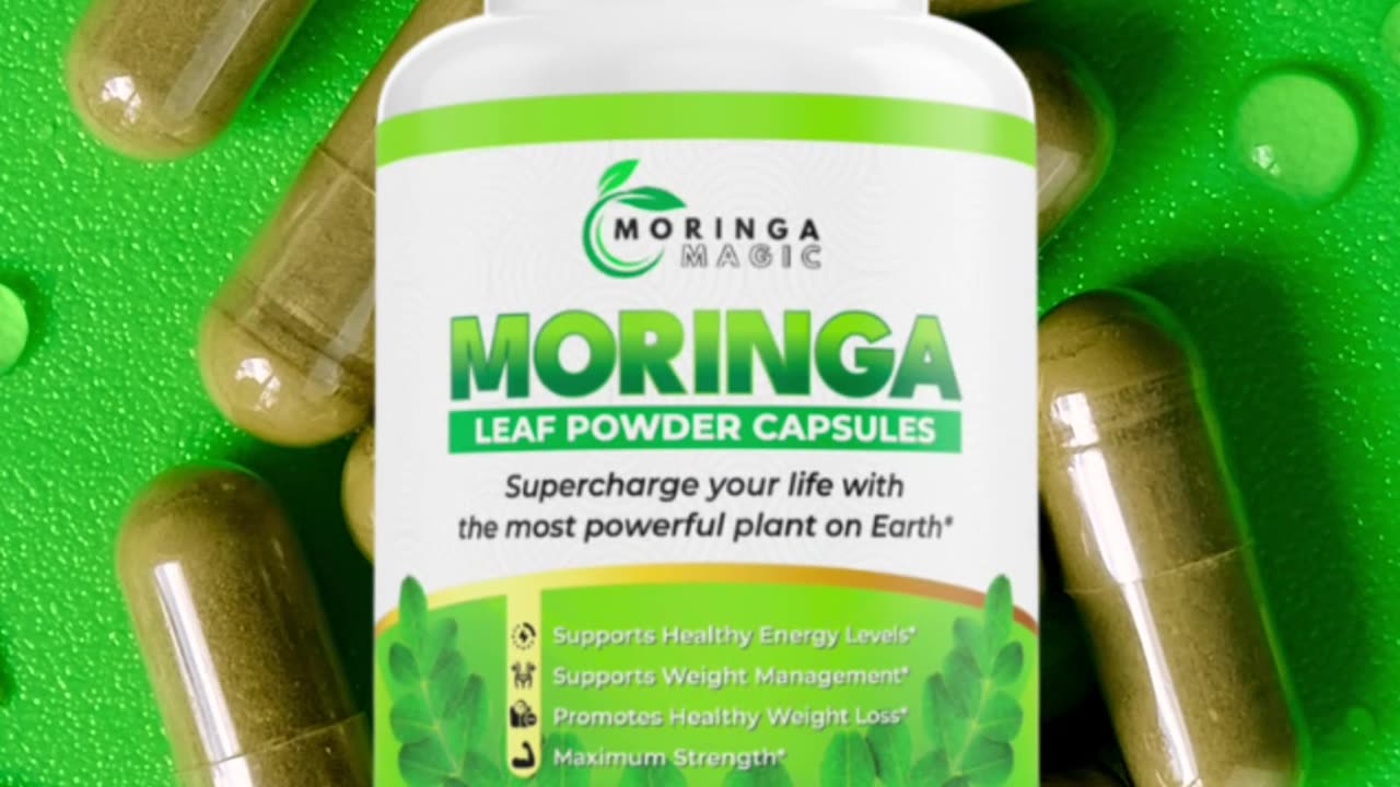 TRY MORINGA TODAY THE MOST POWERFUL PLANT ON THE PLANET 1 Bottle of Moringa Magic