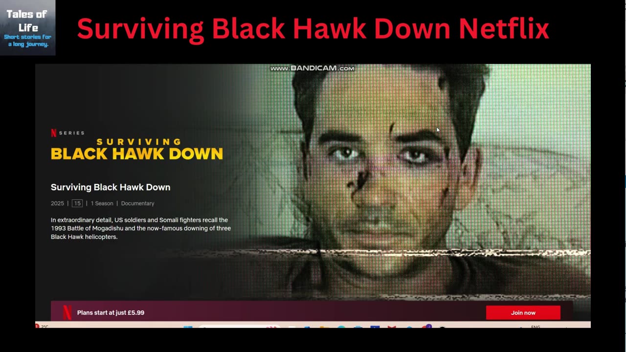 Must Watch - Netlix - Surviving Black Hawk Down !