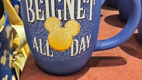 Disney Parks Mickey Mouse Beignet All Day Ceramic Mug #shorts